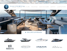 Tablet Screenshot of californiacoastyachts.com